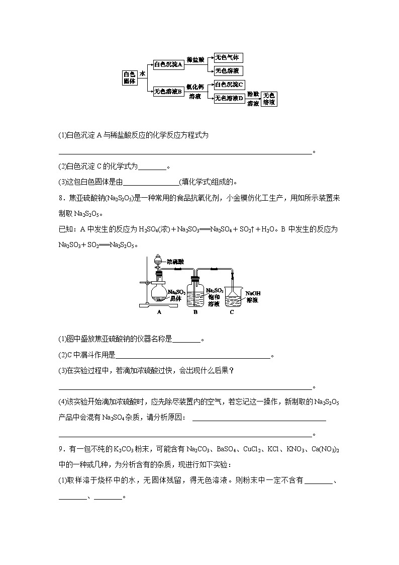 浙教版科学九年级上册同步提优训练:2.5 物质的转化 第4课时(含解析)03