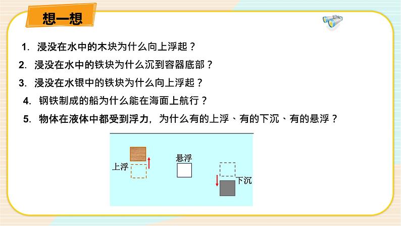 华师大版科学八上 3.4.1物体沉浮条件及其应用(一) 课件PPT+视频03