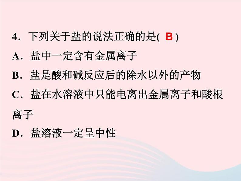 2022—2023学年新版浙教版九年级科学上册第1章物质及其变化1.6几种重要的盐(课件+提优手册)08