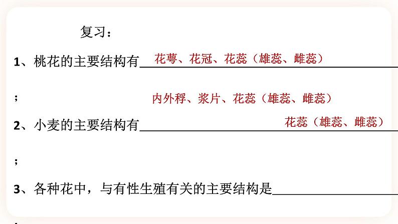 HS版七下7.1绿色开花植物的有性生殖与发育(2)第2页