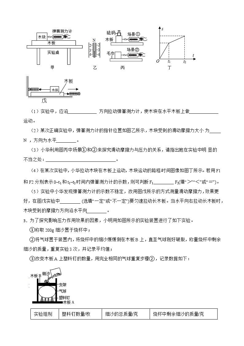 初中科学八年级上册华师大版期末复习必刷题 专题六 实验探究第2页