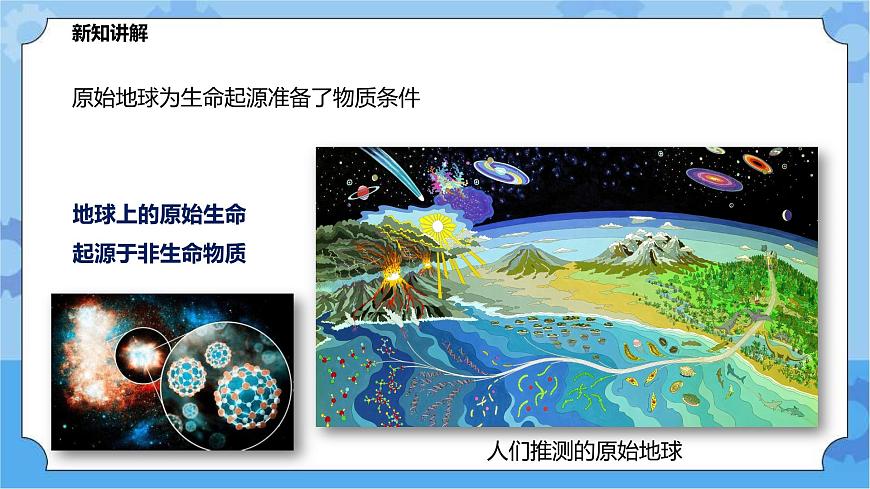 華師大九年級(jí)科學(xué)下冊(cè)第2章第2節(jié)生命起源 課件第3頁