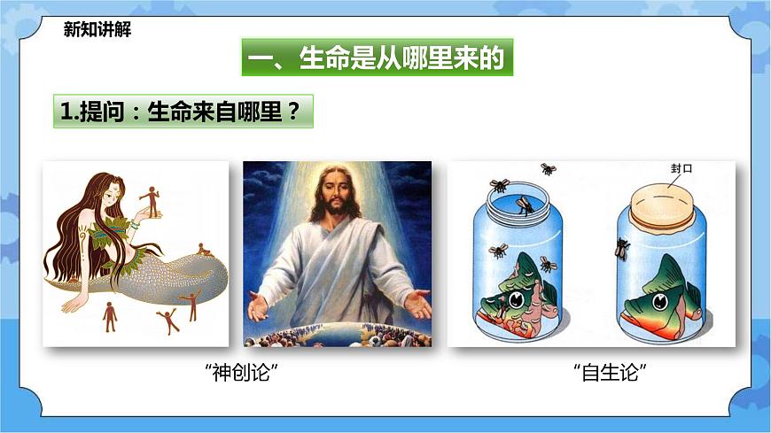 華師大九年級(jí)科學(xué)下冊(cè)第2章第2節(jié)生命起源 課件第4頁