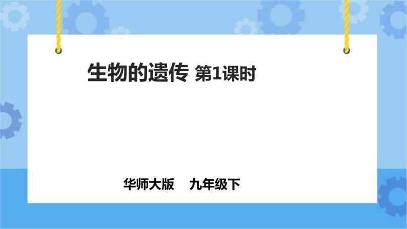 5.1.1生物的遗传（课件+教案+导学案）01