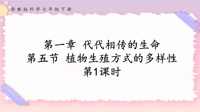 1.5植物生殖方式的多样性(第1课时)第1页