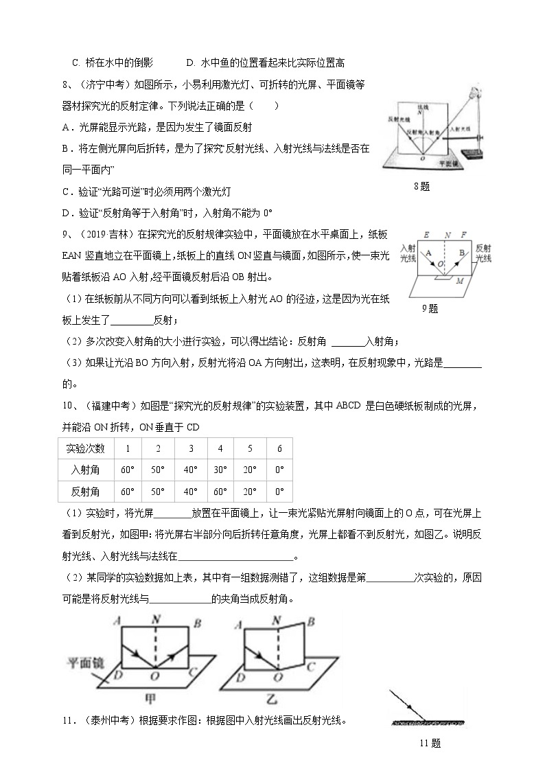 2.5光的反射和折射 第一课时（课件+练习）02