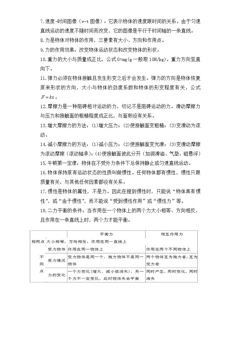 备战2023科学新中考二轮专题导练 考点13 运动和力 (解析版)第2页