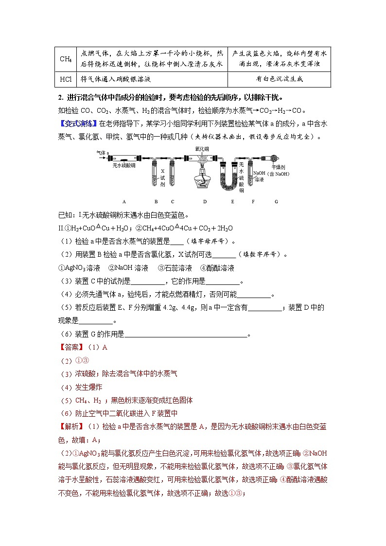 【江苏专用】2023年中考化学二轮重难点题型归纳与练习学案——专题12 科学探究 (原卷版+解析版)03