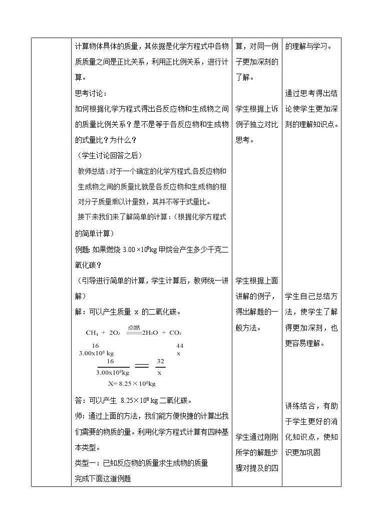 新华师大版化学九年级上册1.4 根据化学方程式的简单计算 课件+教案+练习03