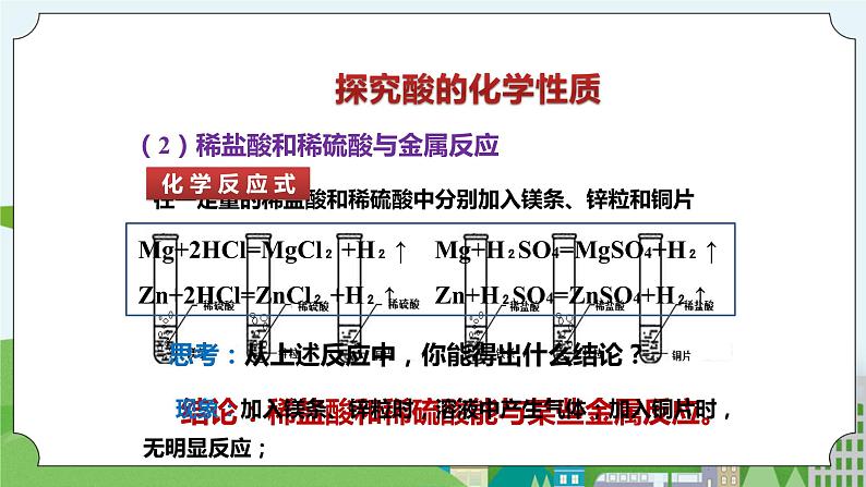 新华师大版化学九年级上册2.2 重要的酸 (第二课时)课件+教案+练习07