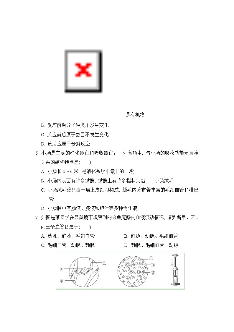 【阶段检测】浙教版科学九年级上册期末 综合素质评价(一)(含解析)03