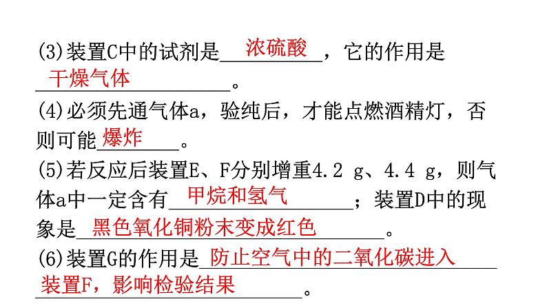 中考化学复习专题突破四科学探究题分层作业课件第5页