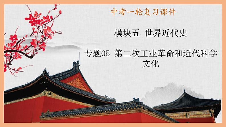 中考历史一轮复习精讲精炼课件:第二次工业革命和近代科学文化(含答案)01