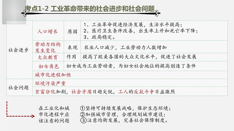 中考历史一轮复习考点讲练课件:第二次工业革命和近代科学文化(含答案)07
