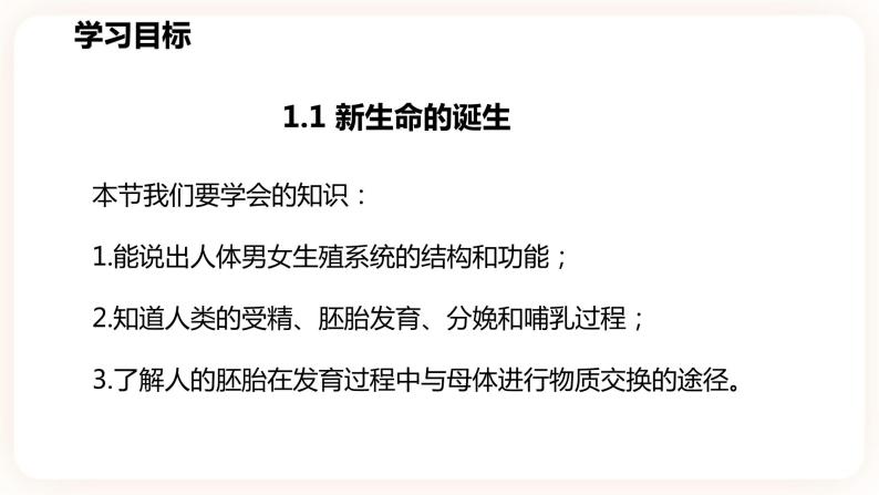 浙教版科学七年级下册1.1新生命的诞生课件03