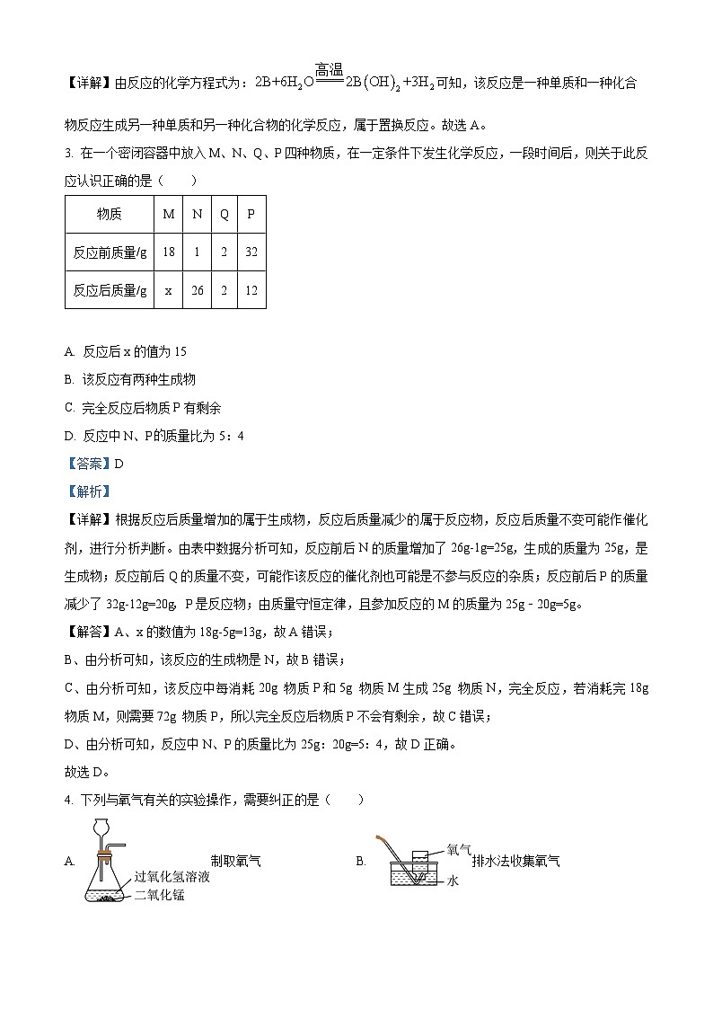 精品解析：浙江省寧波市江北區(qū)青藤書院2023-2024學年八年級上學期期中科學試卷（解析版）第2頁