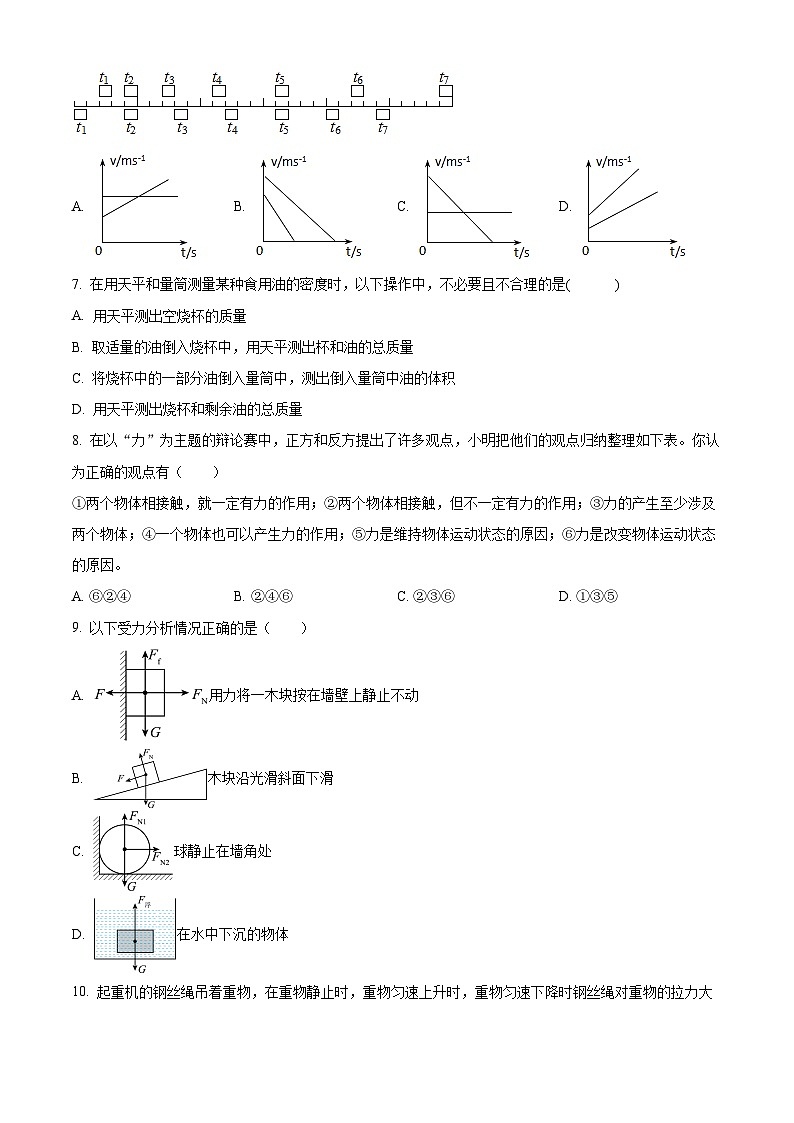 精品解析:浙江省宁波市慈溪市掌起初级中学2023-2024学年八年级上学期期中科学试卷(原卷版)第2页