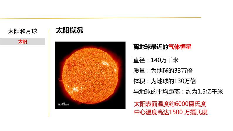 4.1 太阳和月球-七年级科学下册知识点讲解与规律总结(浙教版)(PPT)第3页