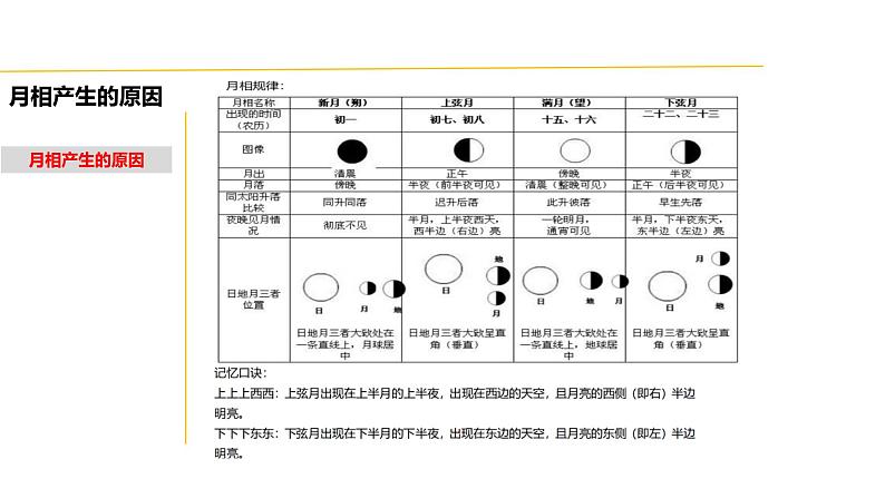 4.4 月相-七年级科学下册知识点讲解与规律总结课件(浙教版)(PPT)第7页