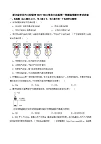 浙江省杭州市八校联考2023-2024学年九年级上学期期中考试科学试卷