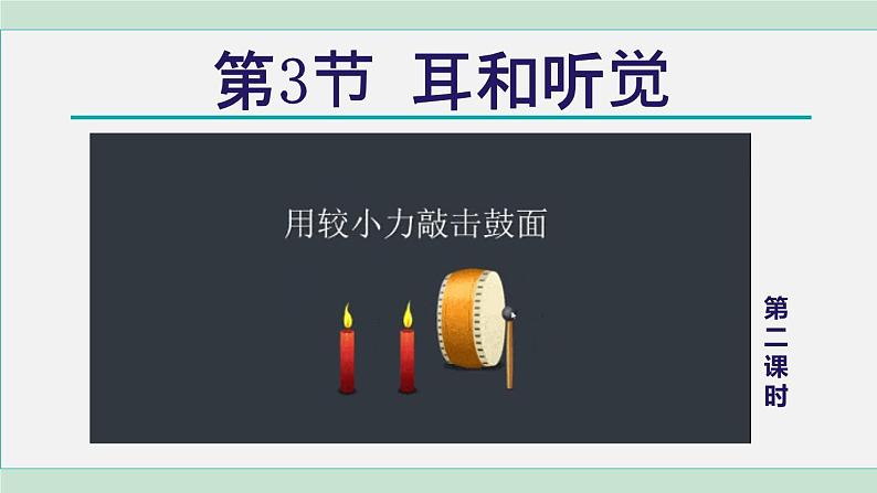 浙教版七年级科学下册课件 2.3 耳和听觉 第2课时第1页
