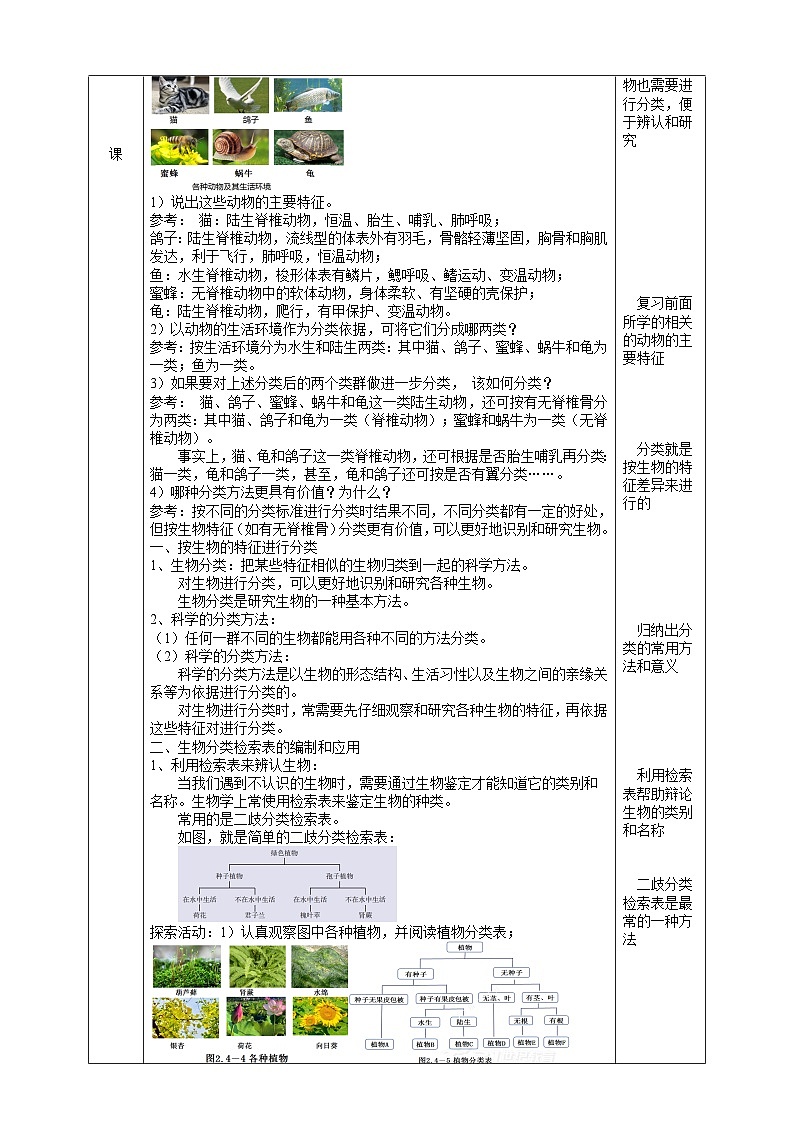【核心素养】浙教版科学七年级上册 2.4《生物的分类》课件+教案+学案+素材02