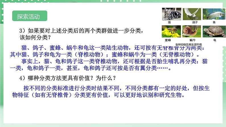 【核心素养】浙教版科学七年级上册 2.4《生物的分类》课件+教案+学案+素材08