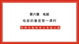 华师大版科学九上6.2《电能的量度1》课件+素材