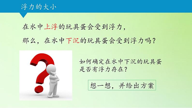 浙教版科学八年级上册1.3水的浮力课件第5页