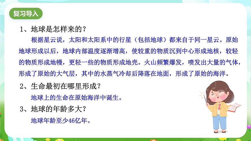 華師大版科學九下 2.2《生命的起源》課件第2頁