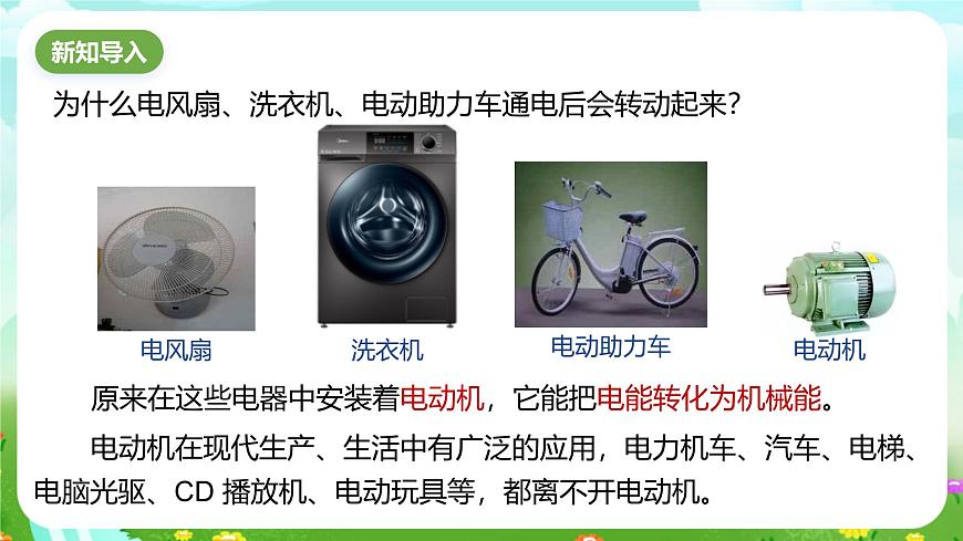 浙教版科學(xué)八下 1.4《電動(dòng)機(jī)》課件第2頁