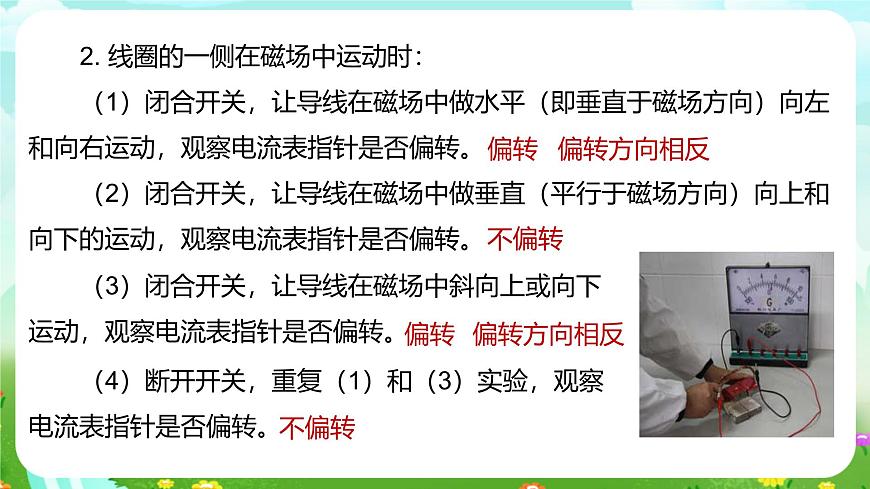 浙教版科學八下 1.5《磁生電》第1課時 課件第8頁