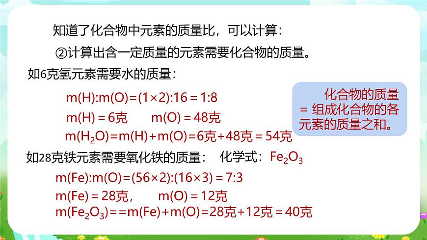 浙教版科學八下 2.7《元素符號表示的量》第2課時 課件第6頁