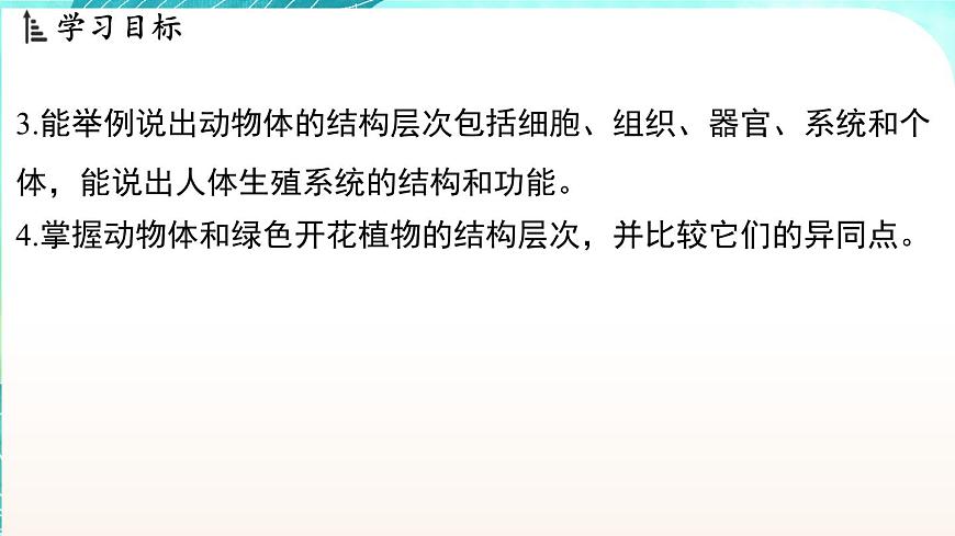 浙教版(2024）科學(xué)七年級(jí)下冊(cè) 1.1 生物體的結(jié)構(gòu)層次 （課件）第3頁