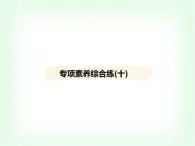 浙教版九年級(jí)科學(xué)下冊(cè)專項(xiàng)素養(yǎng)綜合練(十)課件