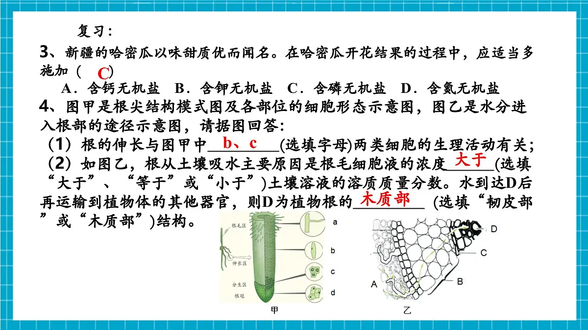 浙教版七下科学 4.3 土壤与植物生长(4)第5页