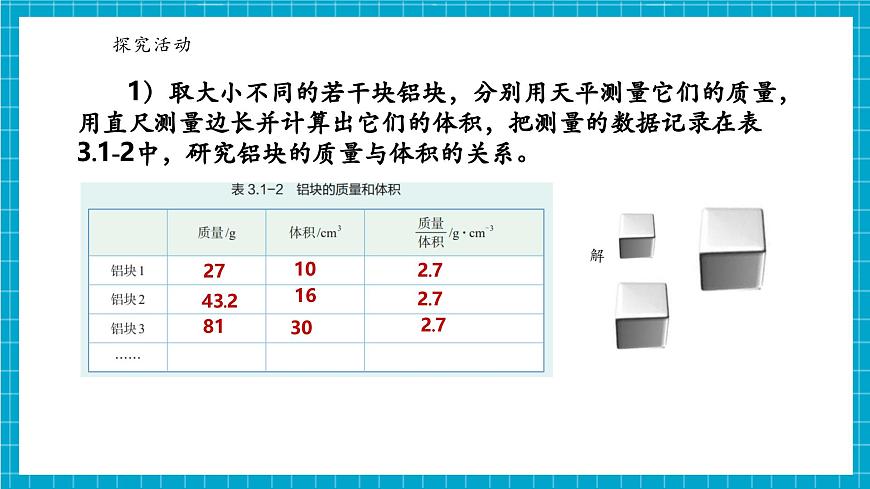 浙教版七下科學(xué) 3.1 質(zhì)量與密度（3）第6頁