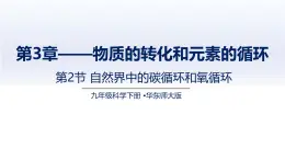 3.2自然界中的碳循環(huán)和氧循環(huán)（課件）2025學(xué)年九年級(jí)科學(xué)下冊(cè)同步精品課堂（華東師大版）