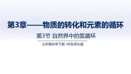 3.3.1自然界中的氮循環(huán)（一）（課件）2025學年九年級科學下冊同步精品課堂（華東師大版）