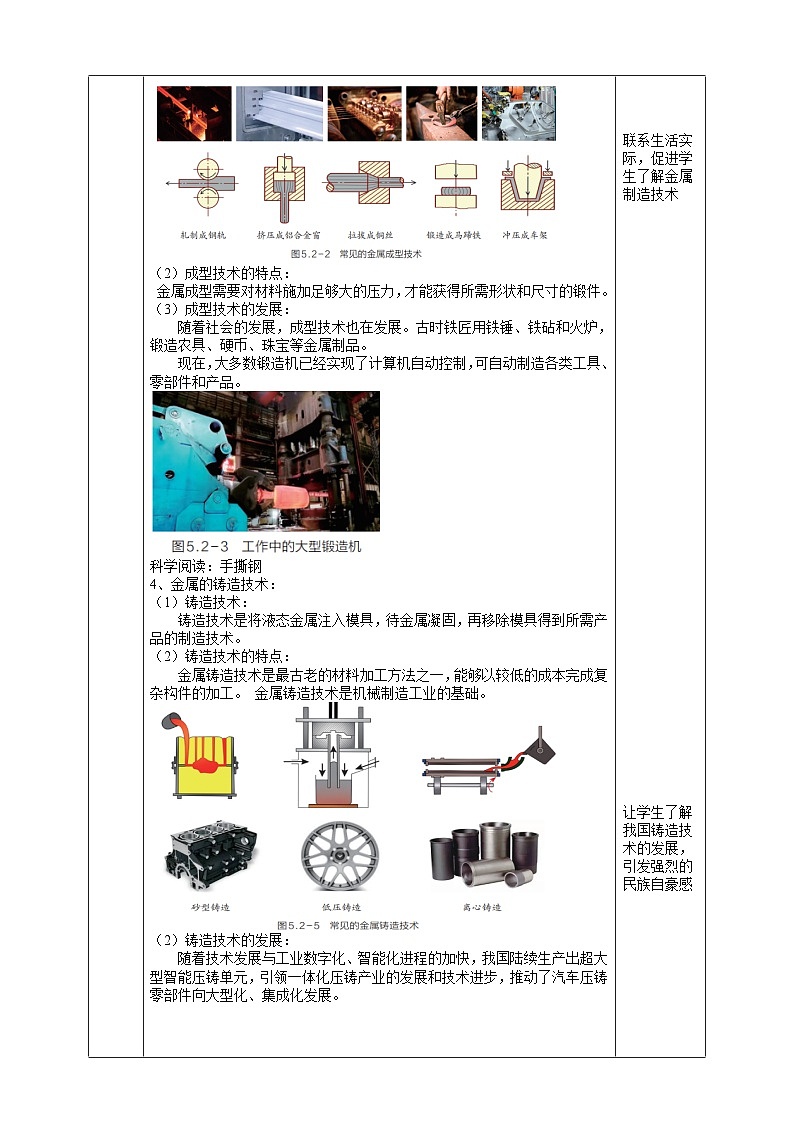 【新教材】浙教版七下科學(xué) 5.2 我們一起來制造 教學(xué)設(shè)計(表格式)第2頁