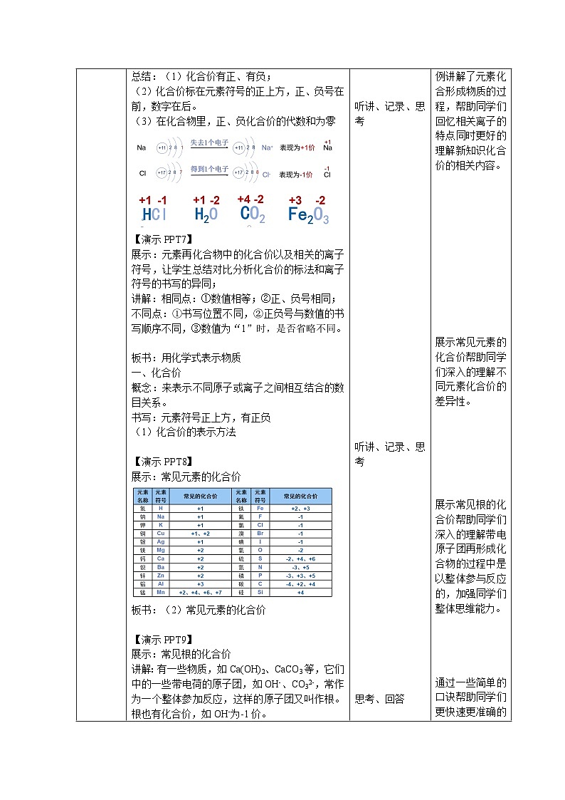 第二章 第5节 用化学式表示物质 第2课时 教案 科学浙教版(2024)七年级下册第2页