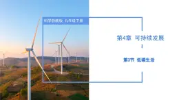 4.3 低碳生活（教學(xué)課件）九年級(jí)科學(xué)下冊(cè)同步高效課堂（浙教版）