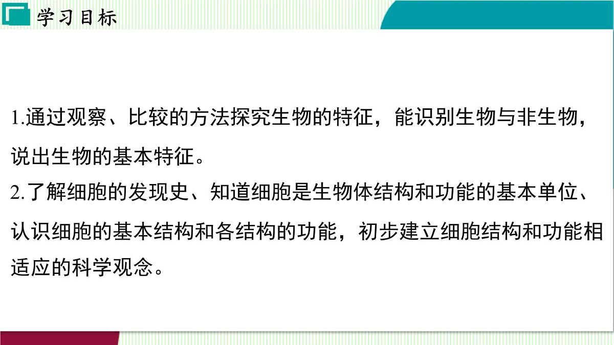 浙教科学2024七年级上册 第2章 第1节 生物体的基本单位 PPT课件第3页