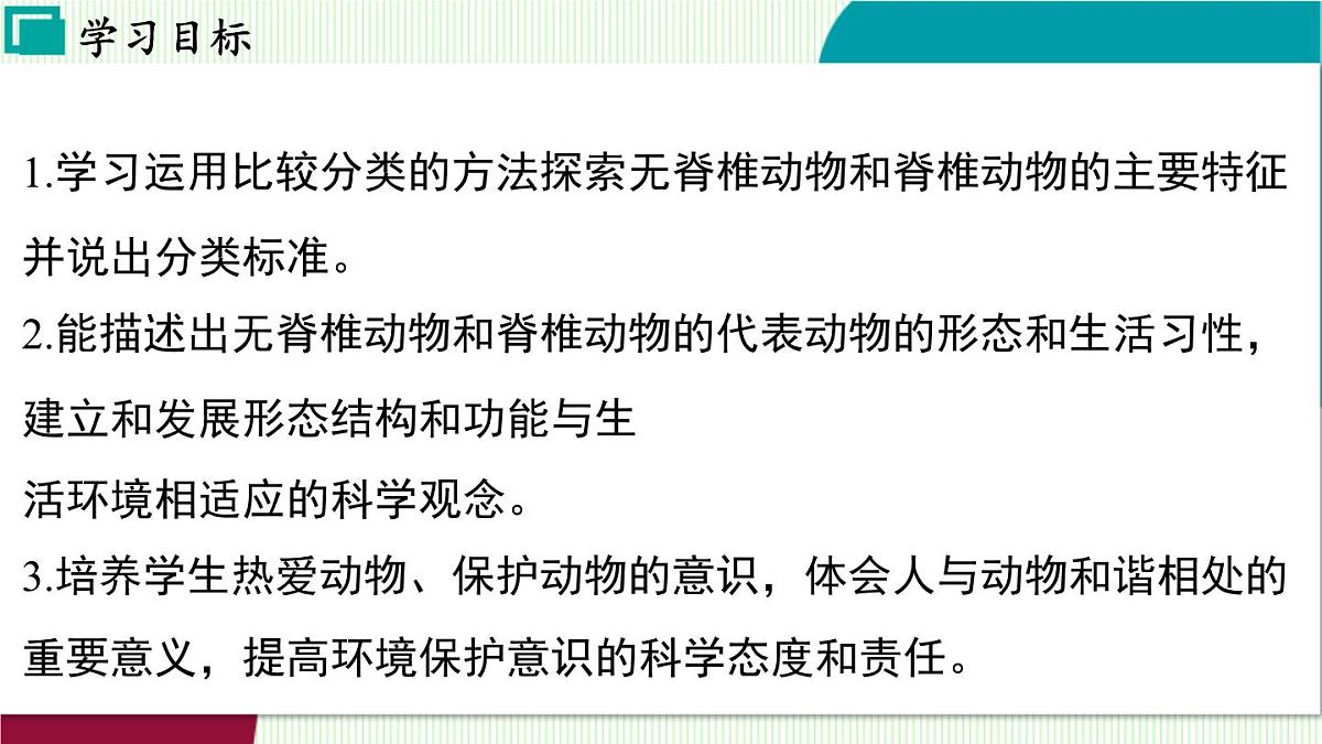 浙教科学2024七年级上册 第2章 第3节 多姿多彩的动物 PPT课件第3页