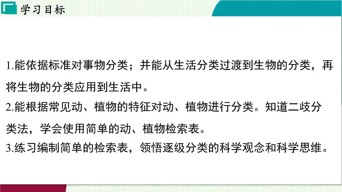 浙教科学2024七年级上册 第2章 第4节 生物的分类 PPT课件第3页