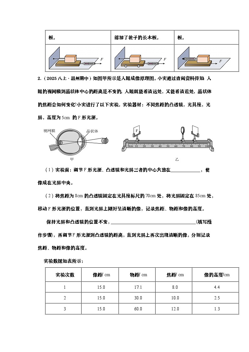 2025-2026学年科学期末实验探究专题(学生版)第2页