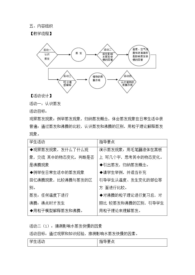 6.3.2 蒸发与蒸腾 教学设计02