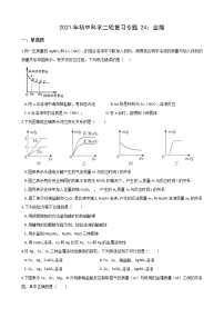 2021年初中科学二轮复习专题24：金属 (含解析)