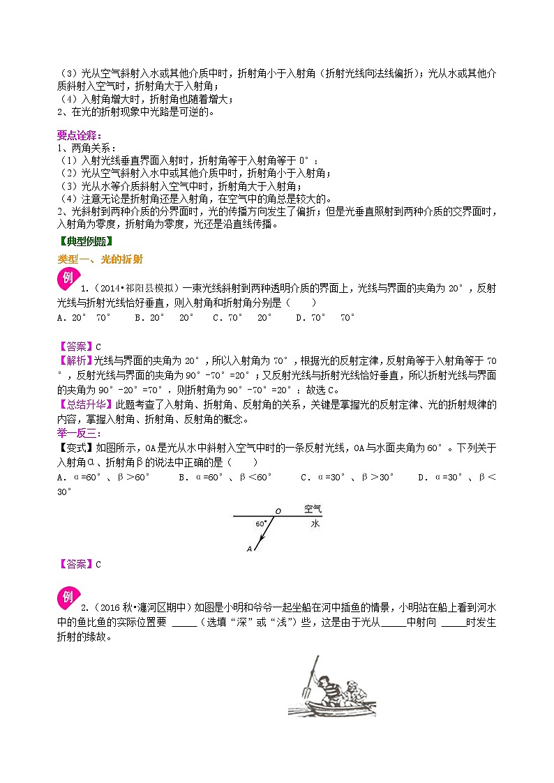光的折射(提高)知识讲解-- 第2页