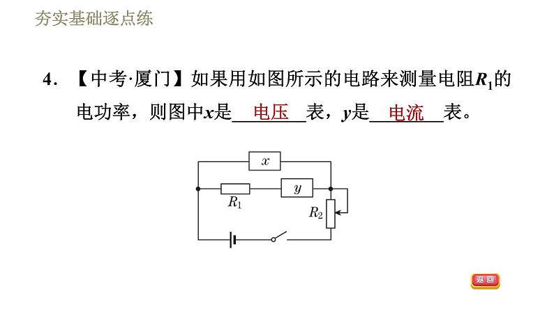教科版九年级全一册物理习题课件 第六章 6.4灯泡的电功率第6页